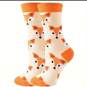 Novelty Sock Trio. Rooster 🐓 Mushroom 🍄 & Fox